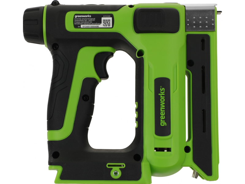 Степлер ручной Greenworks G24CS10 скобы 4/55/90/18GA