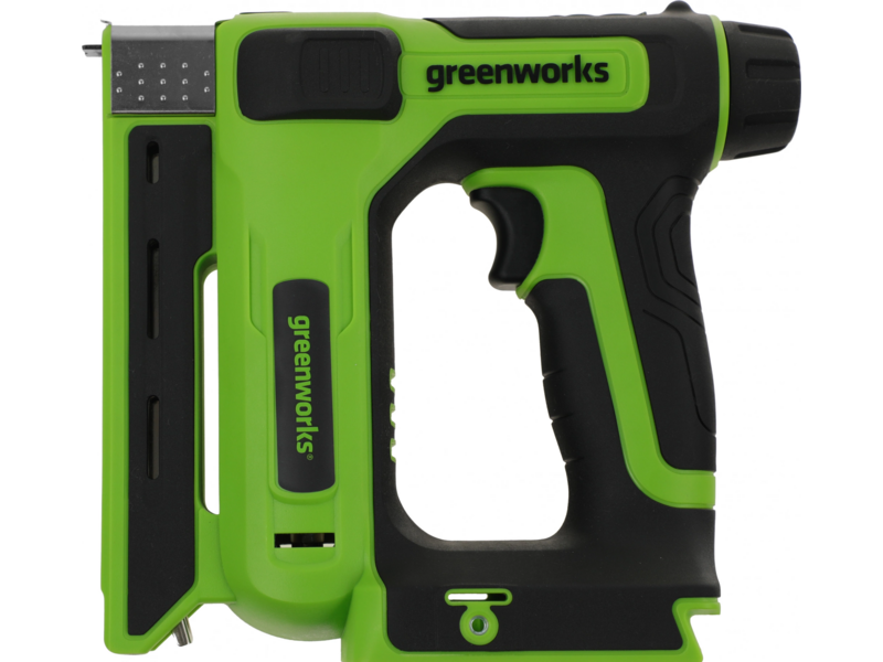 Степлер ручной Greenworks G24CS10 скобы 4/55/90/18GA