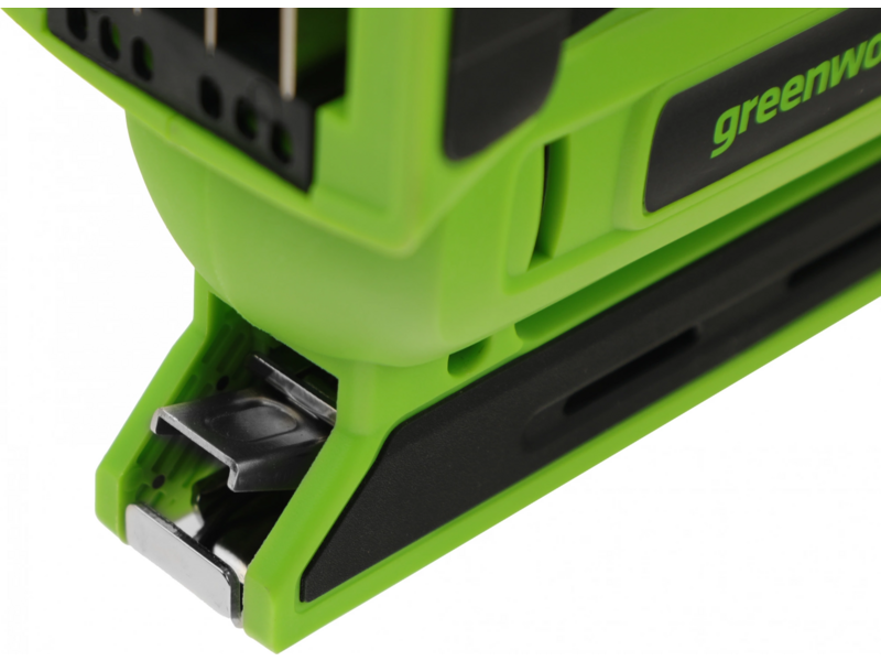 Степлер ручной Greenworks G24CS10 скобы 4/55/90/18GA