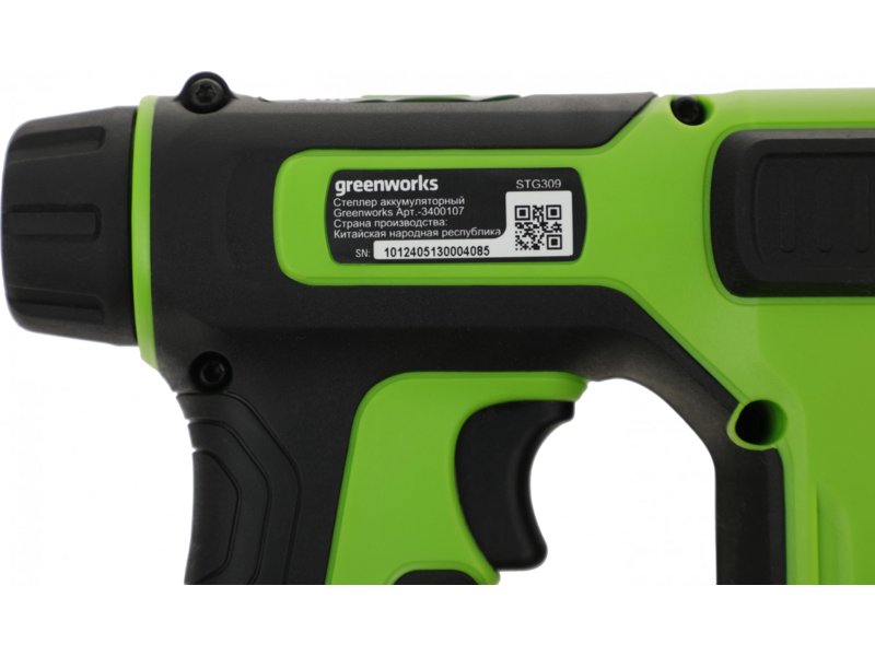 Степлер ручной Greenworks G24CS10 скобы 4/55/90/18GA