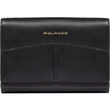 Кошелек женский Piquadro Ashley PD6463W134R/N черный натур.кожа