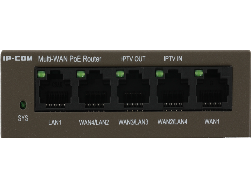 Межсетевой экран IP-Com M20-PoE 10/100/1000BASE-TX серый