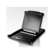 КВМ консоль ATEN 19" 8-Port PS/2-USB VGA Single Rail LCD KVM Switch