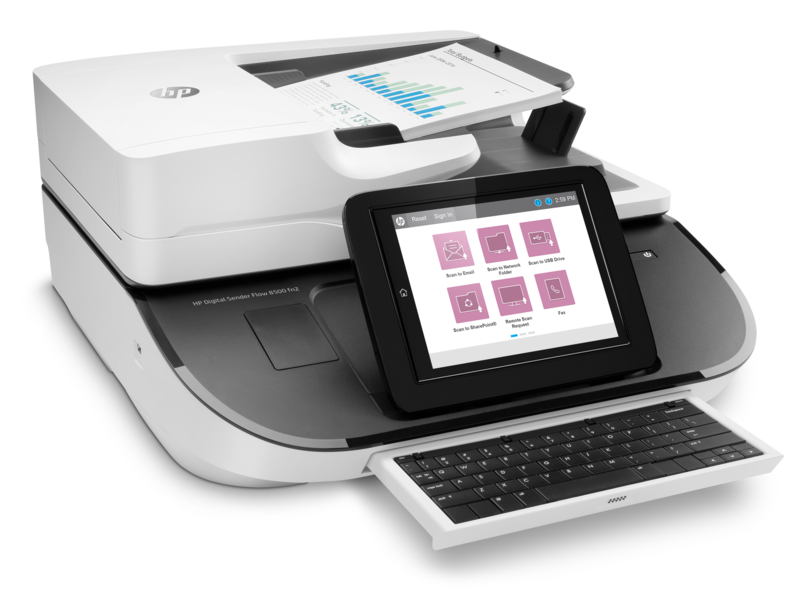 Сканер HP Digital Sender Flow 8500 fn2 Document Capture Workstation (A4,100ppm,600x600 dpi,24 bit, USB, LAN, ADF 150 sheets, Duplex, repl.L2719A)