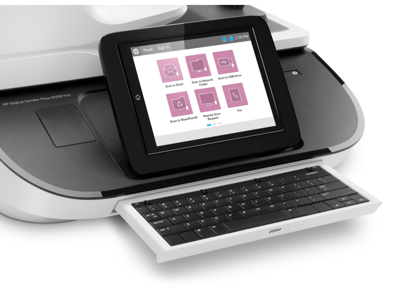 Сканер HP Digital Sender Flow 8500 fn2 Document Capture Workstation (A4,100ppm,600x600 dpi,24 bit, USB, LAN, ADF 150 sheets, Duplex, repl.L2719A)