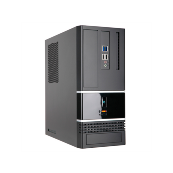 Корпус Slim Case InWin BK623 Black 400W RB-S400BN1-0 H 2*USB2.0+2*USB3.0 Audio mATX