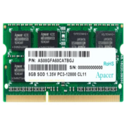 Оперативная память Apacer DDR3 8GB 1600MHz SO-DIMM (PC3-12800) CL11 1.5V(Retail) 512*8 3 years (AS08GFA60CATBGC/DS.08G2K.KAM)
