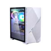 корпус ZALMAN Z3 ICEBERG, ATX, WHITE, WINDOW, 5x3.5", 1x2.5", 1xUSB2.0, 2xUSB3.0, FRONT 1x120mm ARGB, REAR 1x120mm ARGB