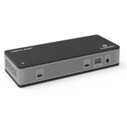 Док-станция Docking Station WAVLINK Thunderbolt 3 /60W Power Delivery Include 20V/6.5A Power Adapter/4xUSB3.0/1xUSB-C/2xDP 4K 60HZ/2xDP to HDMI 4K 60Hz adapter/1xGigabit LAN/1xCombo Audio Jack