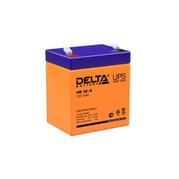 Delta Аккумуляторная батарея для ИБП HR 12-5 (12V/5Ah)