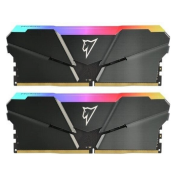 Оперативная память Netac Shadow RGB 16GB (2x8GB) DDR4-2666 (PC4-21300) C19 19-19-19-43 1.2V Dual DIMM Kit Grey