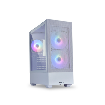 Корпус LIAN LI Lancool 205M Mesh White, Medium Case: Micro ATX/Mini-ITX, 2xUSB 3.0, 2xAudio, Included Fans: 2x140mm ARGB PWM