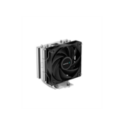 Кулер для процессора DEEPCOOL AG400 LGA1700/1200/115X/AM5/AM4 (18шт/кор, TDP 220W, PWM, Fan 120mm, 4 тепл. Трубки, черный) RET