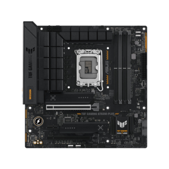 Материнская плата ASUS TUF GAMING B760M-PLUS, LGA1700, B760, 4*DDR5, 4*SATA, 2*M.2, 5*USB 3.2, 2*USB 2.0, Type-C, 2*PCIx16, 1*PCIx1, DP+HDMI, mATX; 90MB1ES0-M1EAY0