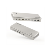 Док-станция Docking Station WAVLINK Thunderbolt 4 TripleDisplay/96W Power Delivery Include 160W Adapter/2xUSB-A 10Gbps/2xUSB-A 5Gbps/1xUSB-C/1xThunderbolt4/2xHDMI 2.1/1x2.5GigabitLAN/1xComboAudioJack/1xCardReader