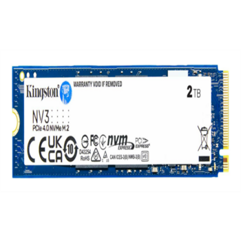 Твердотельный накопитель Kingston SSD 2TB NV3 M.2 2280 NVMe Gen4x4 R6000/W5000MB/s MTBF 2M 640TBW Retail 1 year