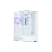 корпус ZALMAN P40 Prism, ATX, WHITE, WINDOW, 2x3.5", 3x2.5", 1xUSB TYPE-C, 2xUSB3.0, REAR 1x120mm ARGB