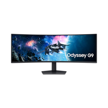 Монитор Samsung 49" Odyssey G9 G95C S49CG954EI Curved (VA 32:9 5120x1440x240Hz 1ms 450cd 2500:1 178/178 1,07B DP; HDMIx2 USB3.0x2 HAS Tilt Swiv VESA Black