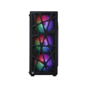 корпус Formula V Line MANA BLACK, ATX, TYPE-C*1, USB2.0*1, USB3.0*1, FRONT 3x120mm FRGB, REAR 1x120mm FRGB