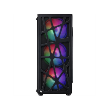 корпус Formula V Line MANA BLACK, ATX, TYPE-C*1, USB2.0*1, USB3.0*1, FRONT 3x120mm FRGB, REAR 1x120mm FRGB