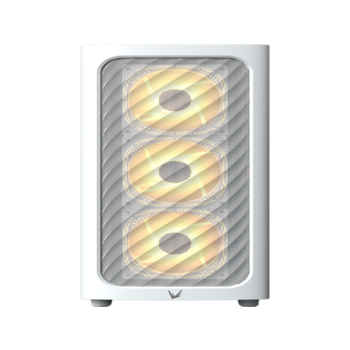 корпус Formula V Line Air Mesh G3 Plus White, MATX, Type-C*1, USB3.0*2, FRONT 3x120mm FRGB, REAR 1x120mm FRGB