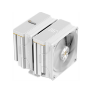 Кулер для процессора Ocypus Iota A62 WH, 2x120mm FAN, Display Panel, 6 HEAT PIPES, 4-PIN PWM, 500-2000 RPM, 29DBA, FDB, LGA115X/1200/1700/18XX, AM4/AM5
