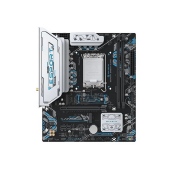 Материнская плата MAXSUN MS-eSport B860M GANK WIFI, LGA1851, B860, 2*DDR5, 2*SATA3, 2*M.2, USB 3.2, USB 2.0, 1*PCIEx16, 1*PCIex1, HDMI+DP, mATX