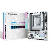 Материнская плата MAXSUN MS-Challenger Z890M WIFI ICE, LGA1851, Z890, 2*DDR5, 3*SATA3, 2*M.2, USB 3.2, USB 2.0, Type-C, 1*PCIEx16, 1*PCIex4, 1*PCIex1, HDMI+DP, mATX