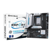 Материнская плата MAXSUN MS-eSport Z890M WIFI, LGA1851, Z890, 4*DDR5, 4*SATA3, 3*M.2, USB 3.2, USB 2.0, Type-C, 1*PCIEx16, 1*PCIex4, 1*PCIex1, HDMI+DP, ATX