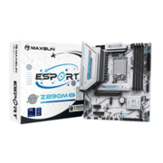 Материнская плата MAXSUN MS-eSport Z890M WIFI ICE, LGA1851, Z890, 4*DDR5, 4*SATA3, 3*M.2, USB 3.2, USB 2.0, Type-C, 1*PCIEx16, 1*PCIex4, 1*PCIex1, HDMI+DP, ATX