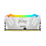 Оперативная память Kingston 16GB 6400MT/s DDR5 CL32 DIMM FURY Renegade RGB White XMP