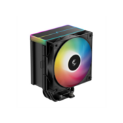 Кулер для процессора DEEPCOOL AG500 BK ARGB V2 LGA1700/1200/115X/AM5/AM4 (12шт/кор, TDP 240W, PWM, ARGB Fan 120mm, 5 тепл. трубок) RET