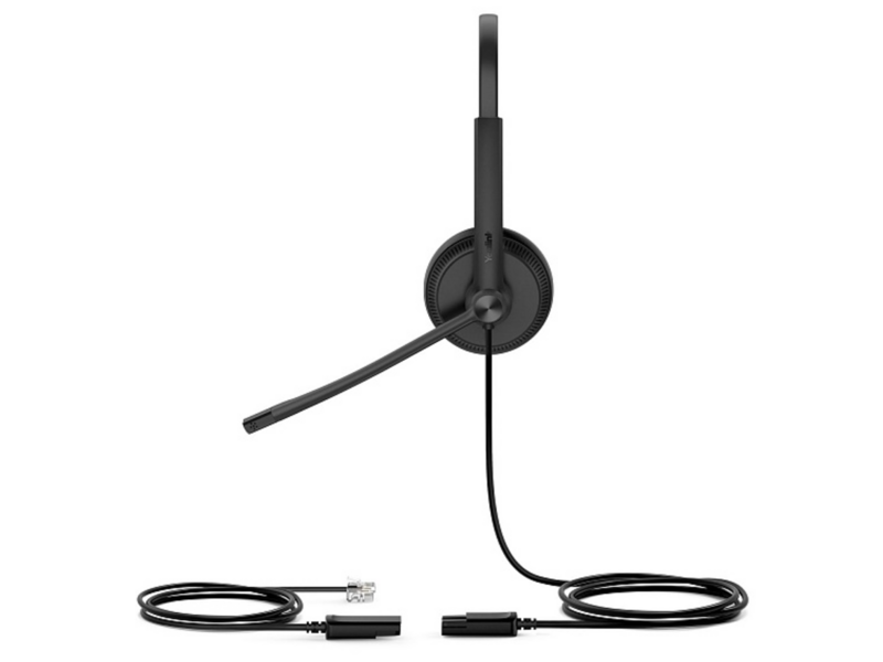 Гарнитура YEALINK YHS34 Dual Дуо, Проводная, HD звук, QD, RJ9, шт