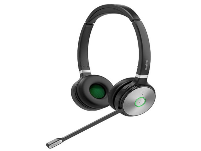Гарнитура YEALINK WH62 Dual UC Дуо, Беспроводная, HD звук, 160м DECT, Шумоподав, USB-хаб, шт