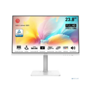 MSI 23.8" MD2412PW Modern белый {IPS 1920x1080 100Hz 5ms 16:9 300cd 178/178 HDMI 2x3W USB HAS Pivot} [9S6-3PA59H-096]