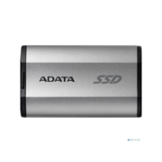 A-DATA Portable SSD 4TB SD810 External Type-C, USB 3.2 Gen2x2, up to R/W 2000/2000 MB/s, 72.7x44x12.2mm, Silver (5 лет)