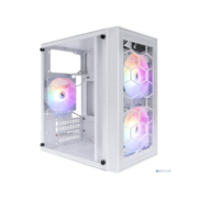 1STPLAYER FIREBASE X1 White / mATX / 3x120mm LED fans / X1-WH-3F1-W