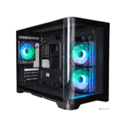 1STPLAYER UVIEW UV6 ARGB Black / mATX / 3x120mm ARGB fans / UV6-BK-2FC7R-1FC7