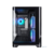 1STPLAYER UVIEW UV6 ARGB Black / mATX / 3x120mm ARGB fans / UV6-BK-2FC7R-1FC7