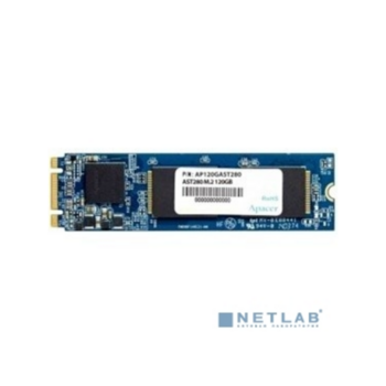 Накопитель SSD Apacer AST280 120GB AP120GAST280-1 (M.2, SATA III, 120 Гб, скорость чтения/записи: 500/470 Мб, 39000 IOPS, TLC)