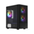 1STPLAYER Корпус FIREBASE X4-M Black / mATX, TG / 1x120mm & 2x140mm LED fans inc. / X4-M-BK-2F1P-1F1