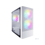 1STPLAYER Корпус FIREBASE X4-M White / mATX, TG / 1x120mm & 2x140mm LED fans inc. / X4-M-WH-2F1P-W-1F1-W