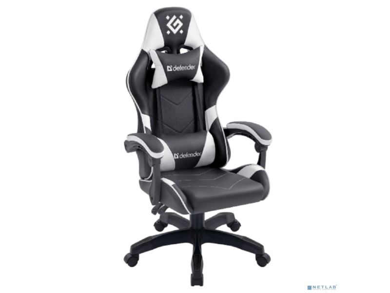 Игровое кресло Companion Черный/белый,класс 3,металл,PU DEFENDER