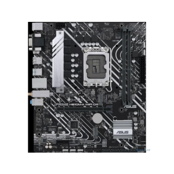 ASUS PRIME H610M-A WIFI D4 (Socket 1700, mATX, 2xDDR4(64GB), D-SUB/HDMI 2.1/DP, 1xPCIe 4.0x16/1xPCIe 3.0, 1xLAN, Wi-Fi, BT, 4xSATA 6Gb/s, 2xM.2, 2xUSB 3.2, 4xUSB 2.0, 2xPS/2)
