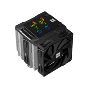 Устройство охлаждения(кулер) Thermalright Peerless Assassin 120 Digital Soc-AM5/AM4/1200/1700/1851 черный 4-pin 25.6dB Al+Cu LCD Ret (PA120-DIGITAL-BL)
