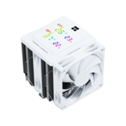 Устройство охлаждения(кулер) Thermalright Peerless Assassin 120 Digital Soc-AM5/AM4/1200/1700/1851 белый 4-pin 25.6dB Al+Cu LCD Ret (PA120-DIGITAL-WH)