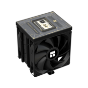 Устройство охлаждения(кулер) Thermalright Burst Assassin Vision 120 Soc-AM5/AM4/1200/1700/1851 черный 4-pin 25.6dB Al+Cu LCD Ret (BA120-VISION-BL)