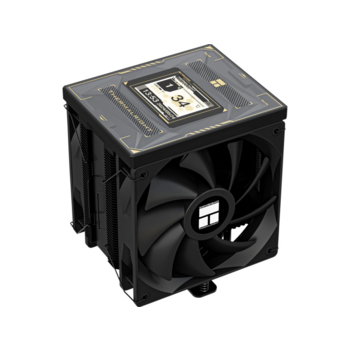 Устройство охлаждения(кулер) Thermalright Burst Assassin Vision 120 Soc-AM5/AM4/1200/1700/1851 черный 4-pin 25.6dB Al+Cu LCD Ret (BA120-VISION-BL)