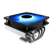 Кулер для процессора ID-COOLING IS-50 MAX RGB V3 LGA1700/1200/115X/AM5/AM4 низкопрофильный высота 77mm (27шт/кор, TDP 130W, PWM, 5 тепл.трубок, RGB FAN 120mm) BOX