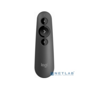 910-005843 Презентер Logitech R500s Graphite черный, Bluetooth + 2.4 GHz, USB-ресивер , 3 программируемых кнопки, лазерная указка (090828)